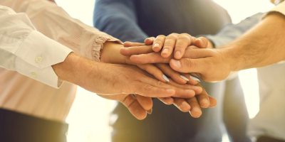 group hi-five